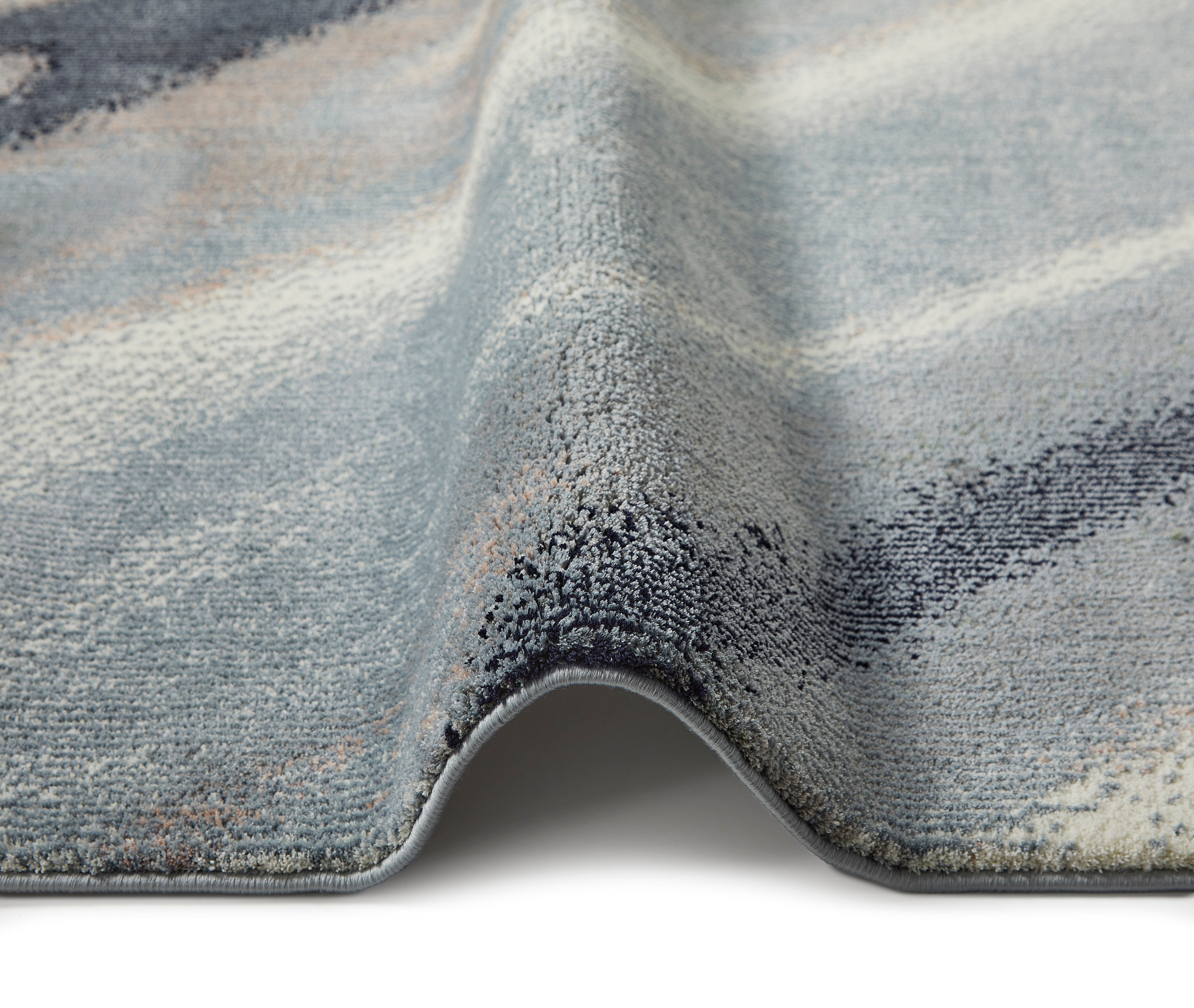 Concept Looms Amara AMA106 Ivory Grey Blue Large Rectangle Rug